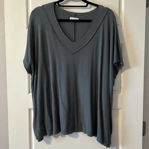 Pink Lily Large Oversized T-Shirt